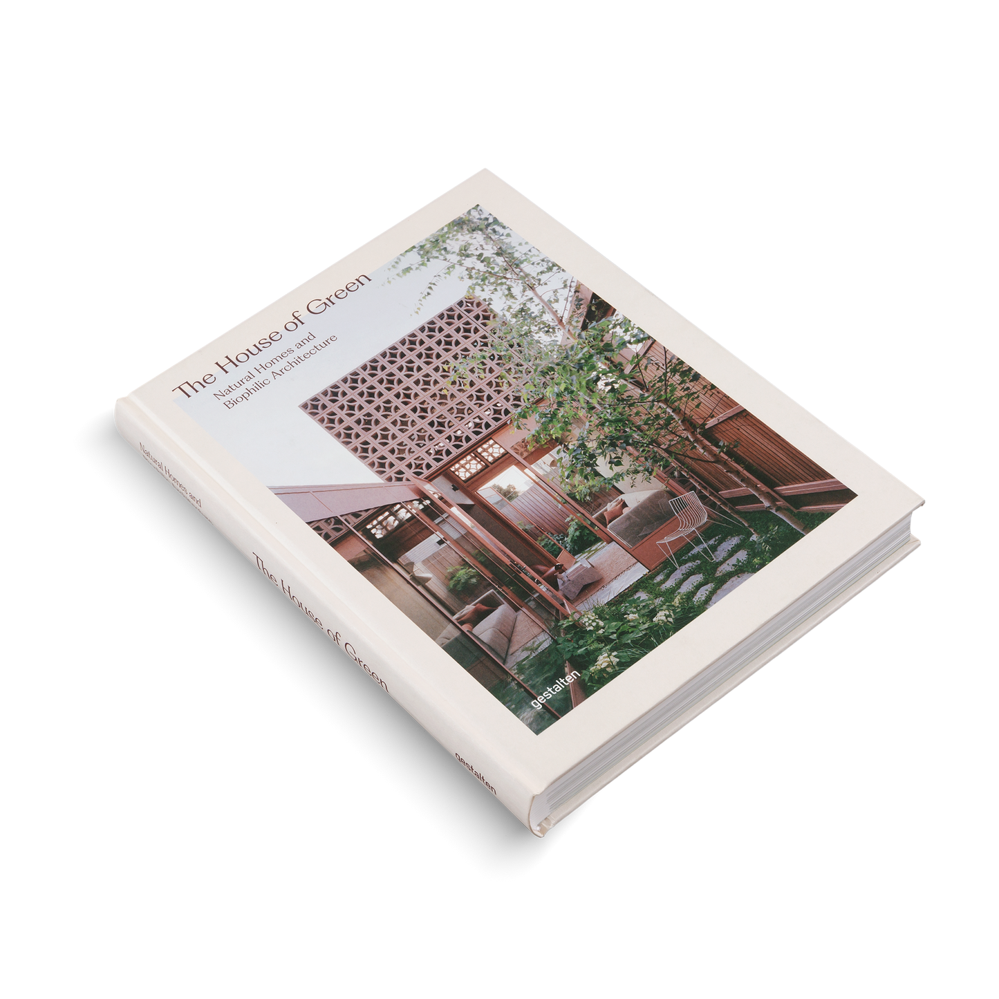 Book titled 'The House of Green' on a white background