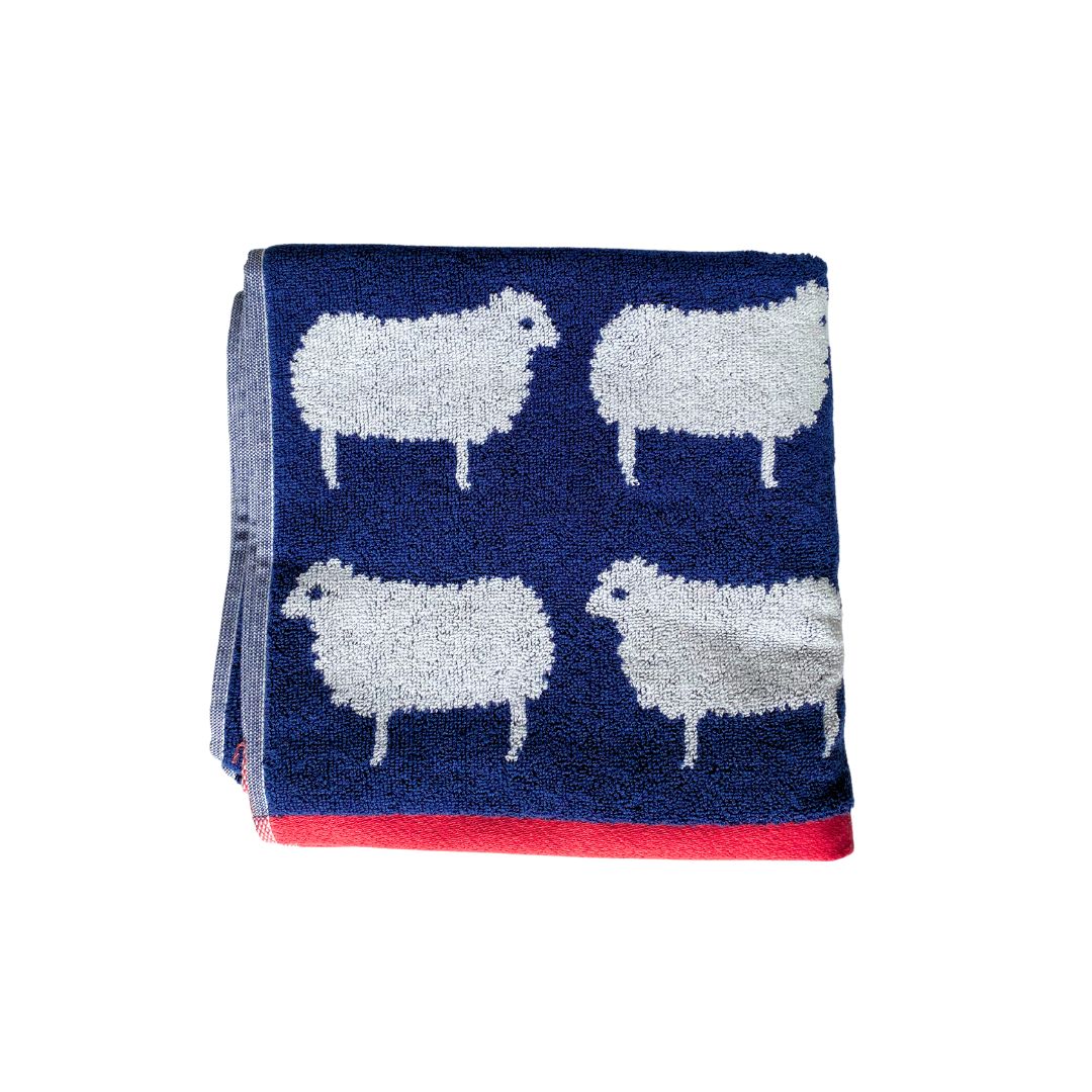 Anorak Kissing Sheep Organic Cotton Hand Towel