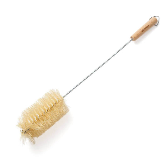Bottle brush from Eco-Friendly-Online-Shop, featuring a bamboo handle and plant-based bristles for eco-friendly cleaning.