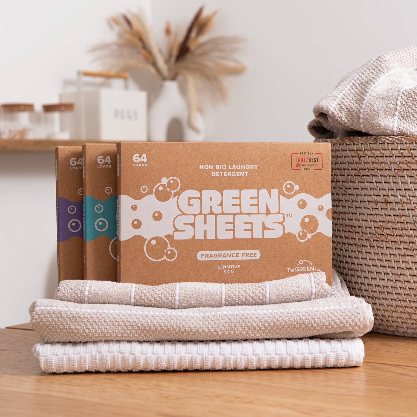 Eco Laundry Detergent Greensheets from Eco-Friendly-Online-Shop, offering biodegradable sheets for a greener cleaning routine.