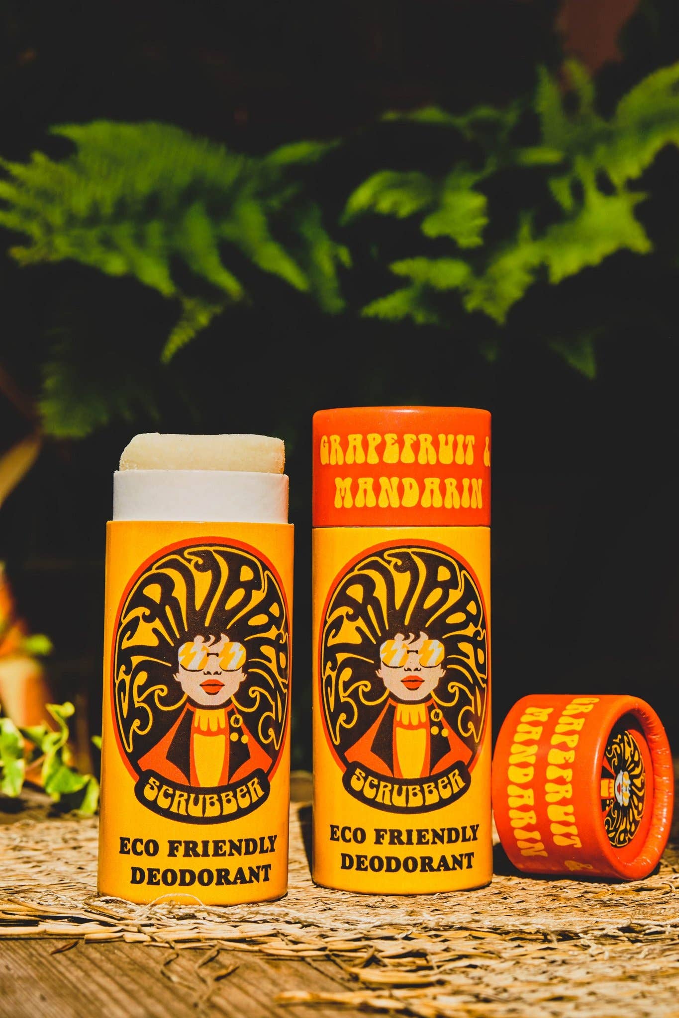 Grapefruit & Mandarin Normal natural deodorant stick from Eco-Friendly-Online-Shop, delivering a refreshing citrus scent for sustainable everyday freshness.