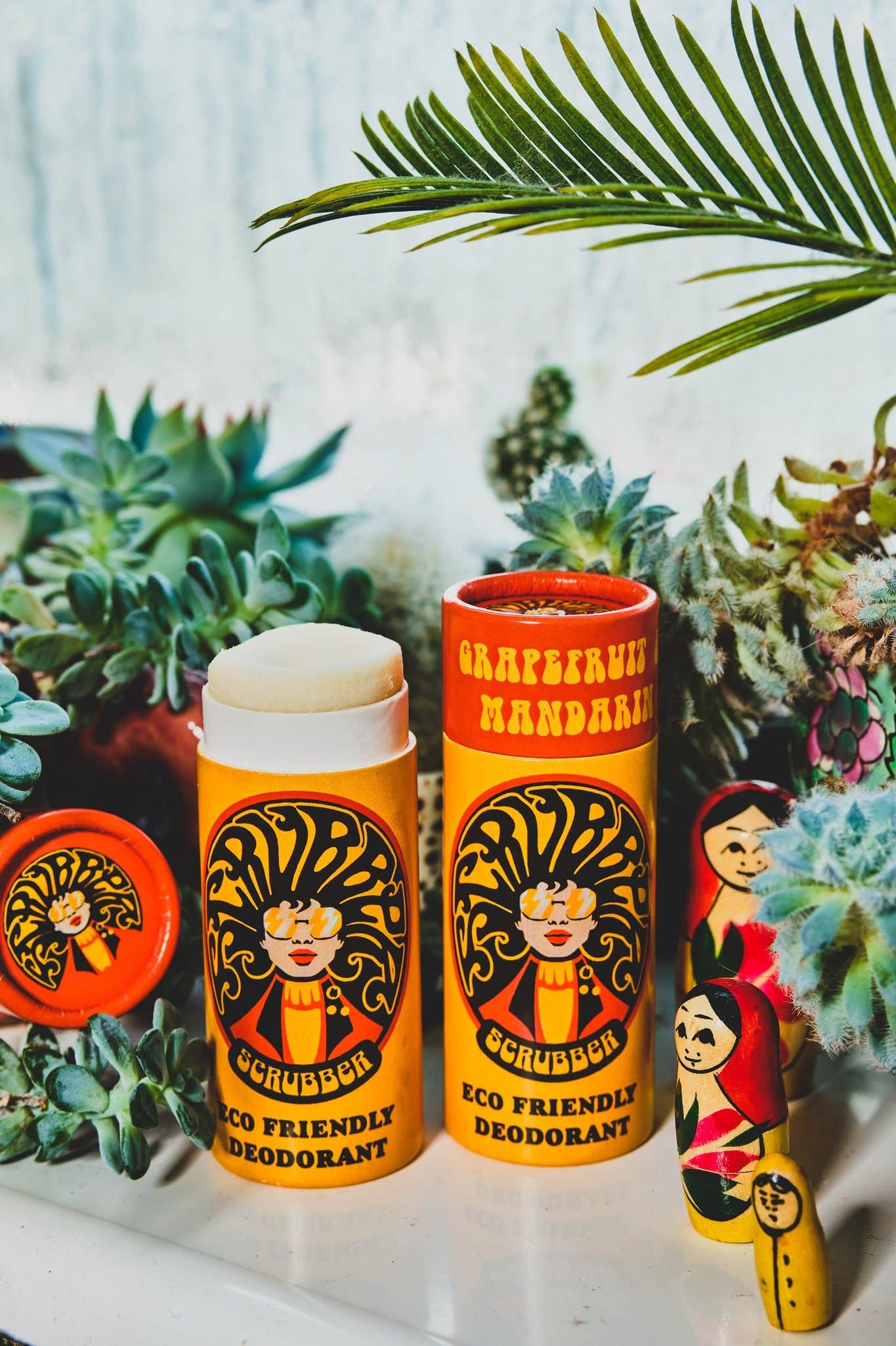 Grapefruit & Mandarin Normal natural deodorant stick from Eco-Friendly-Online-Shop, delivering a refreshing citrus scent for sustainable everyday freshness.