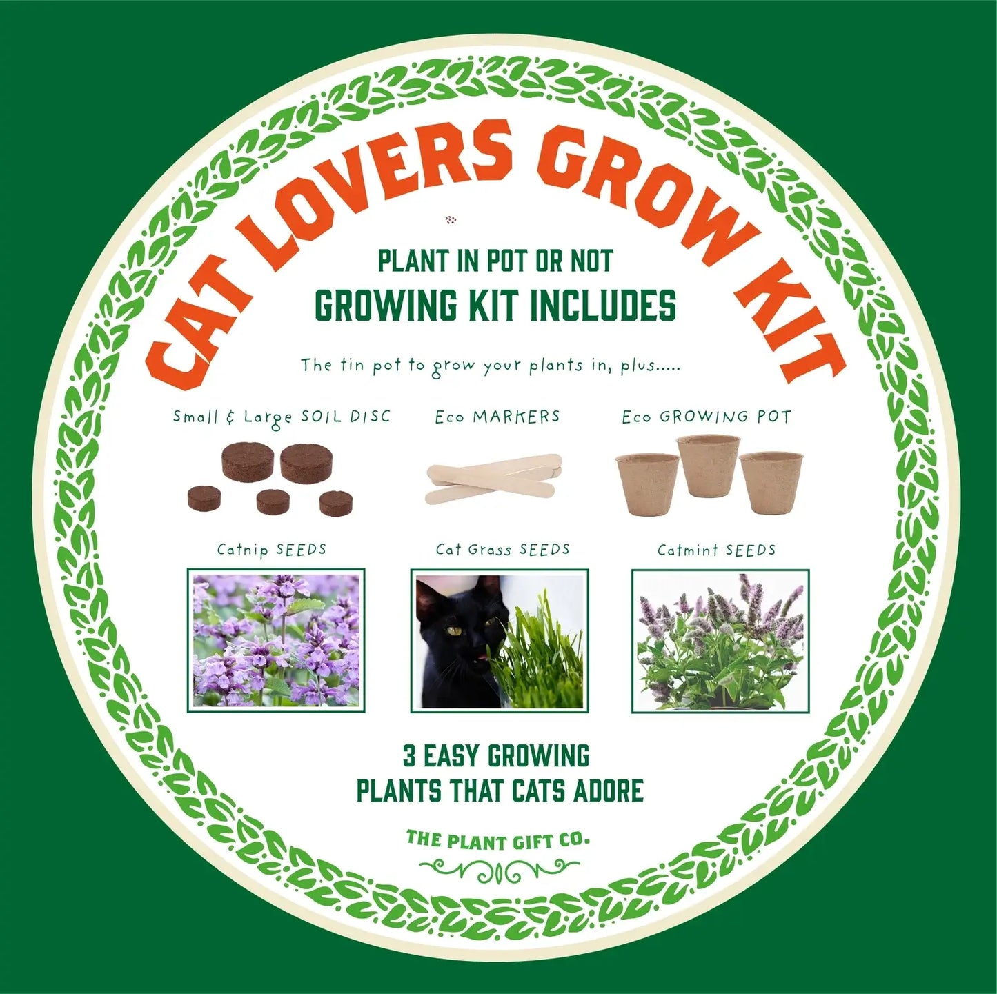 Purrfect Treat Eco Grow Your Own Plant Kit, a sustainable gardening bundle designed for cat owners to cultivate fresh treats at home.