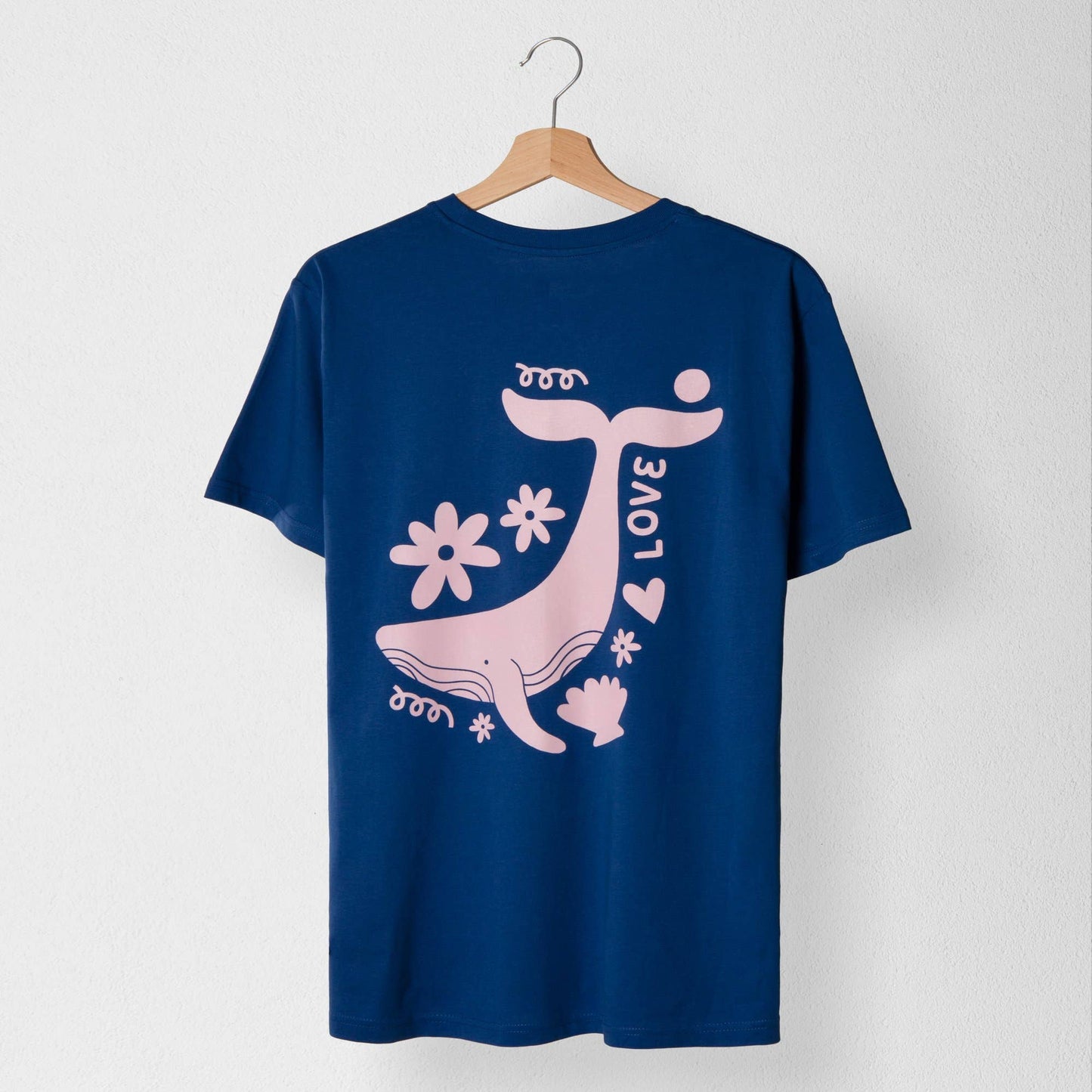 Whale unisex T-shirt from Eco-Friendly-Online-Shop, featuring a marine-themed design for sustainable everyday style.