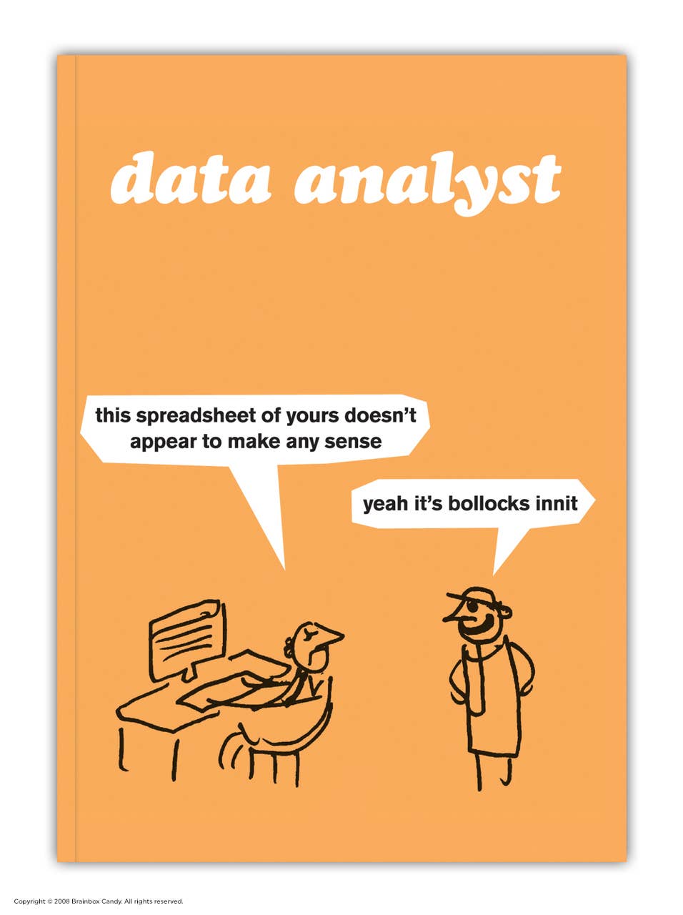 Sale Funny A6 Notebook - Data Analyst By Modern Toss