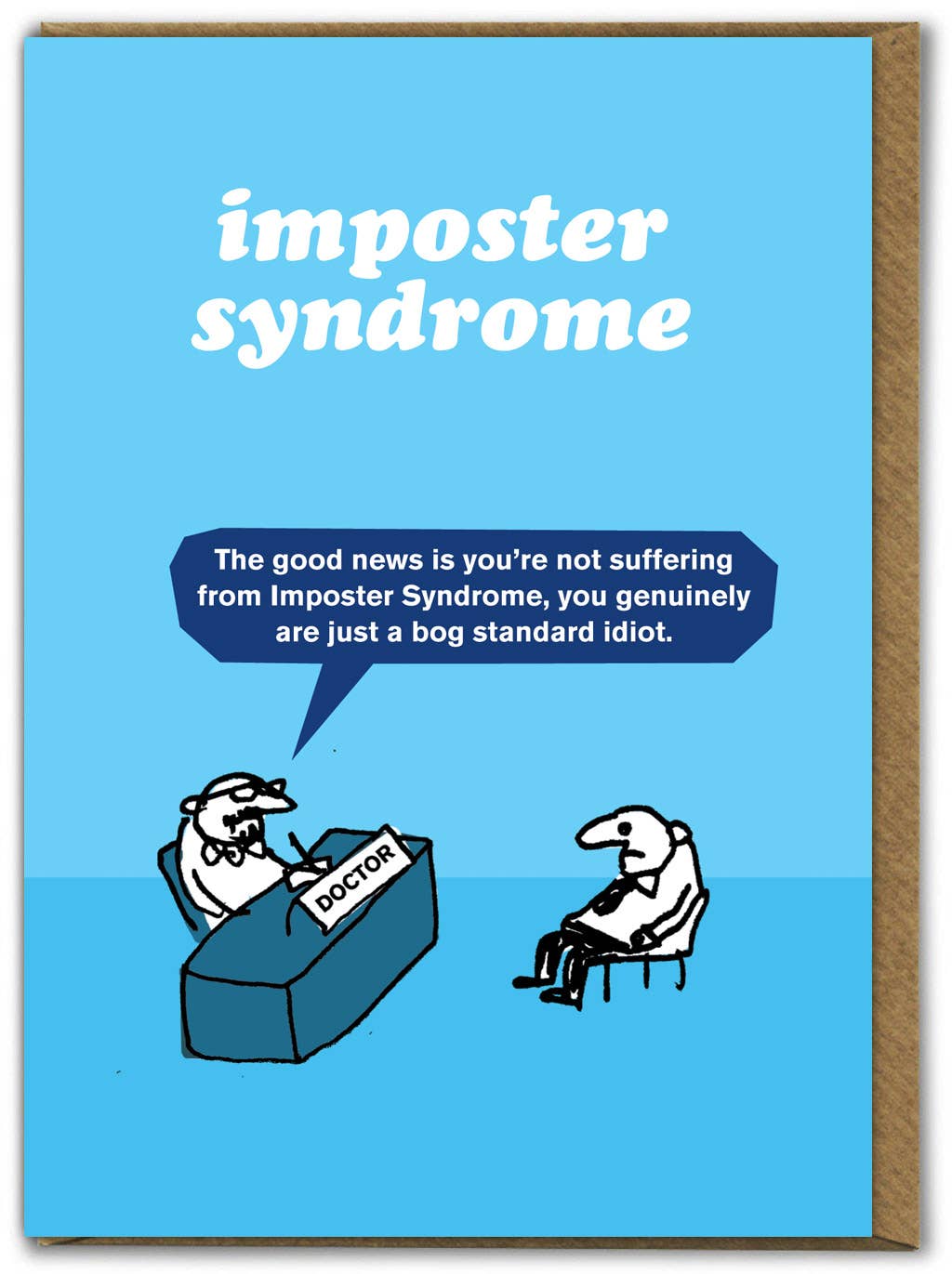 Sale Funny Card - Imposter Greetings Card By Modern Toss