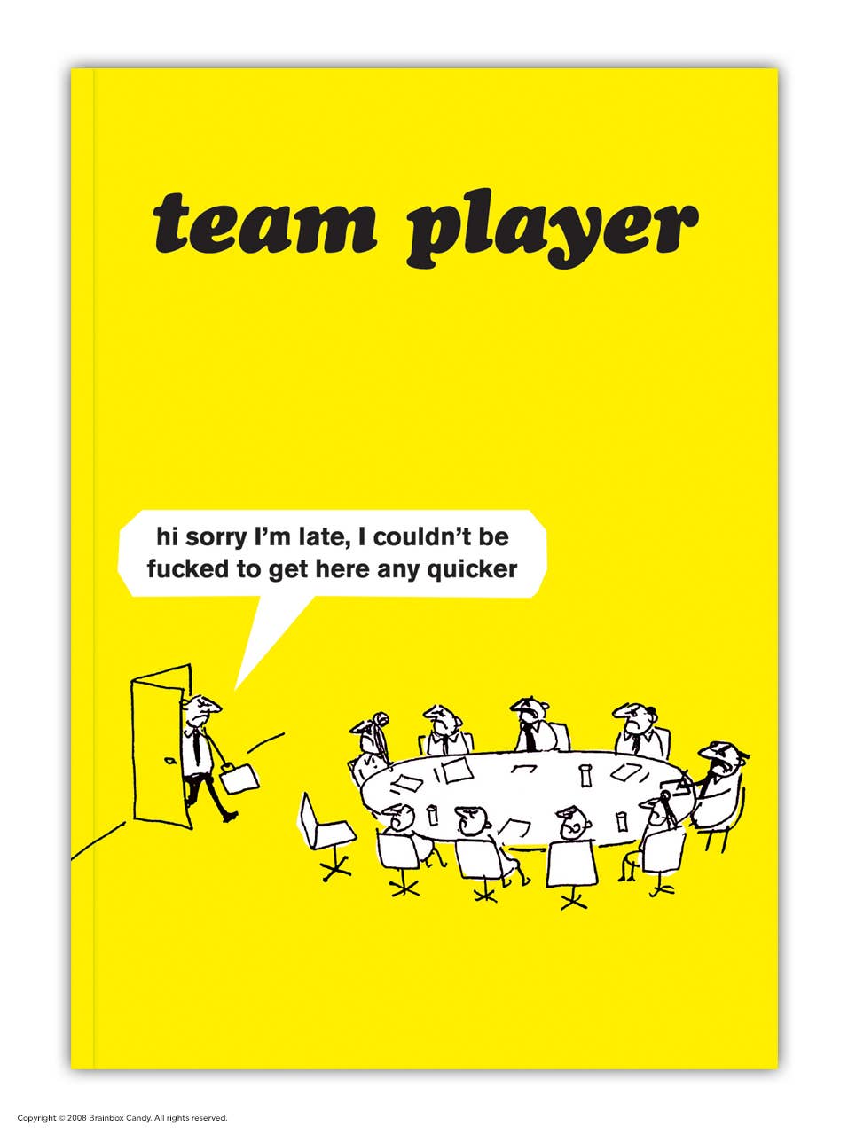 Sale Funny A6 Notebook - Team Player By Modern Toss