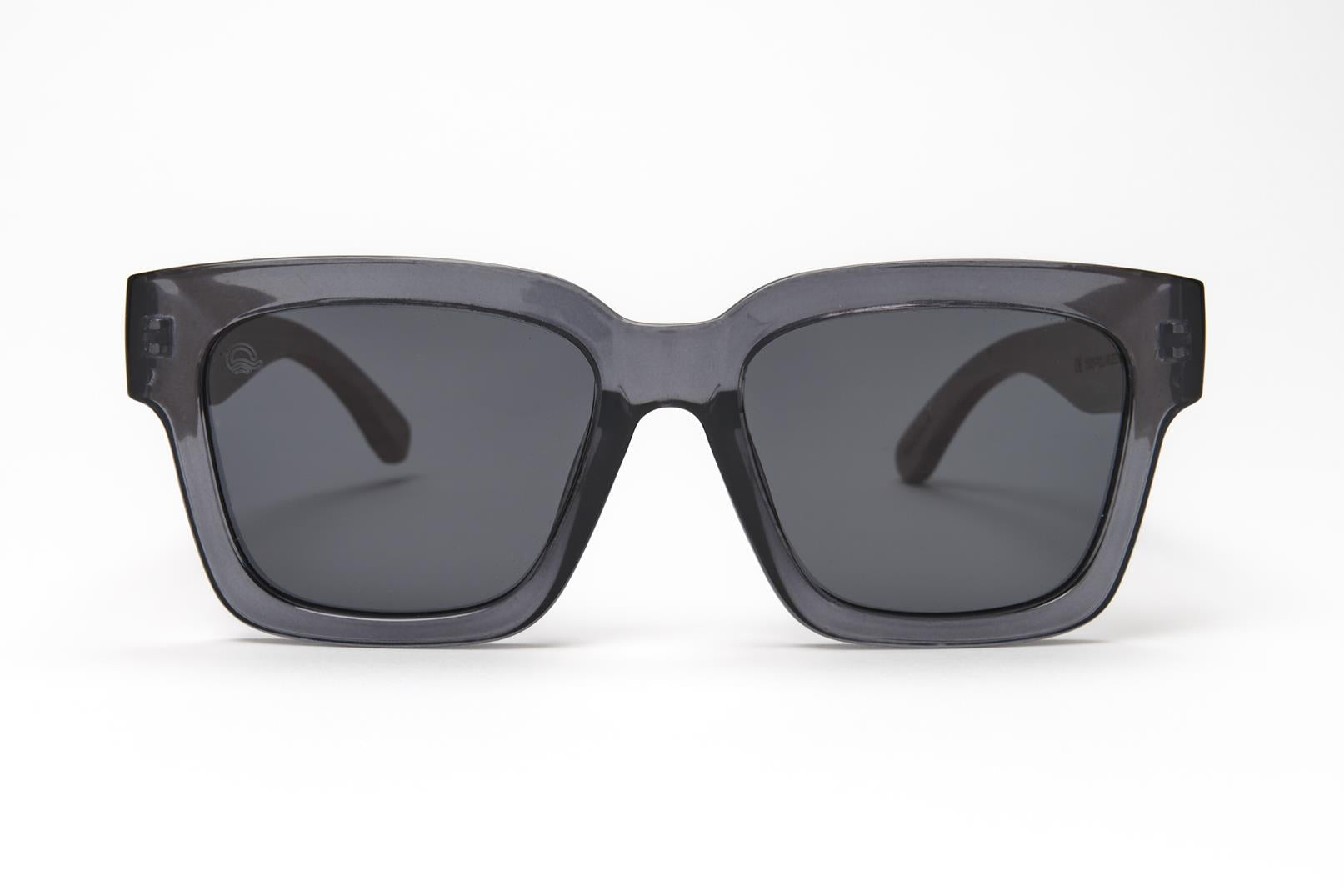 Luma Sunglasses - Polzeath - Smoke with bold, lightweight frames and dark lenses, ideal for sun protection.