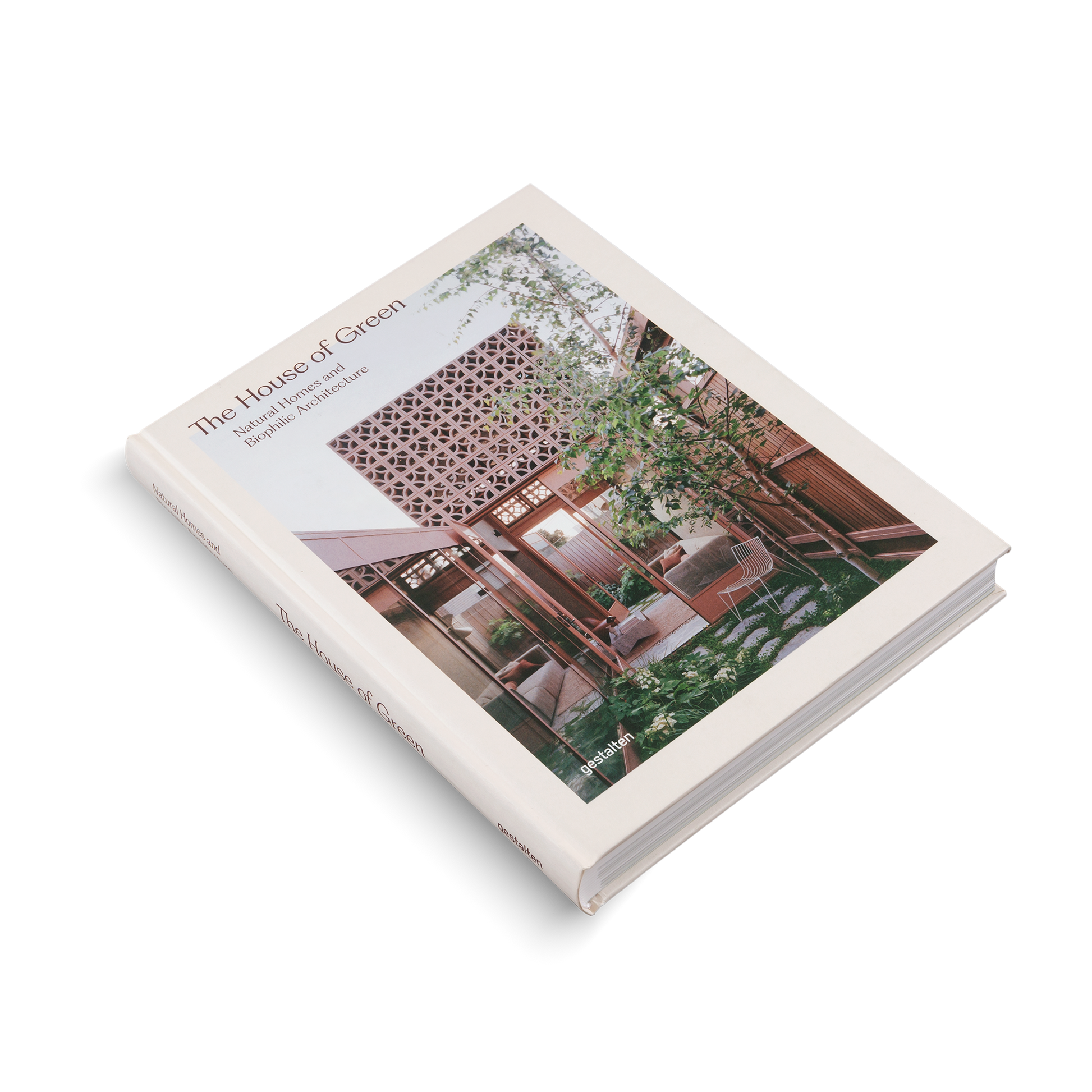 Book titled 'The House of Green' on a white background