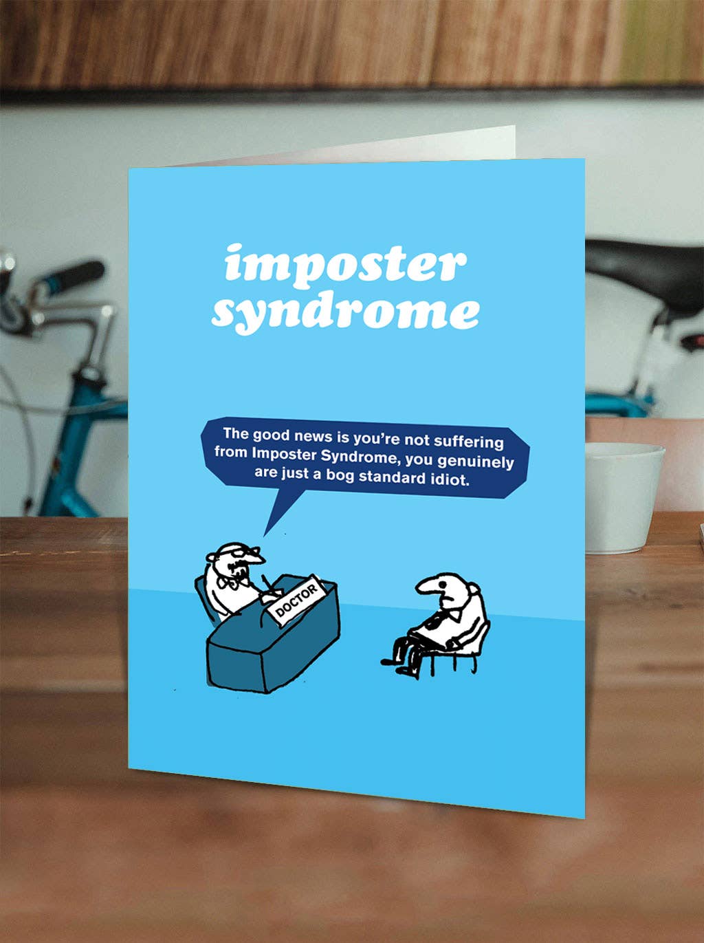 Sale Funny Card - Imposter Greetings Card By Modern Toss