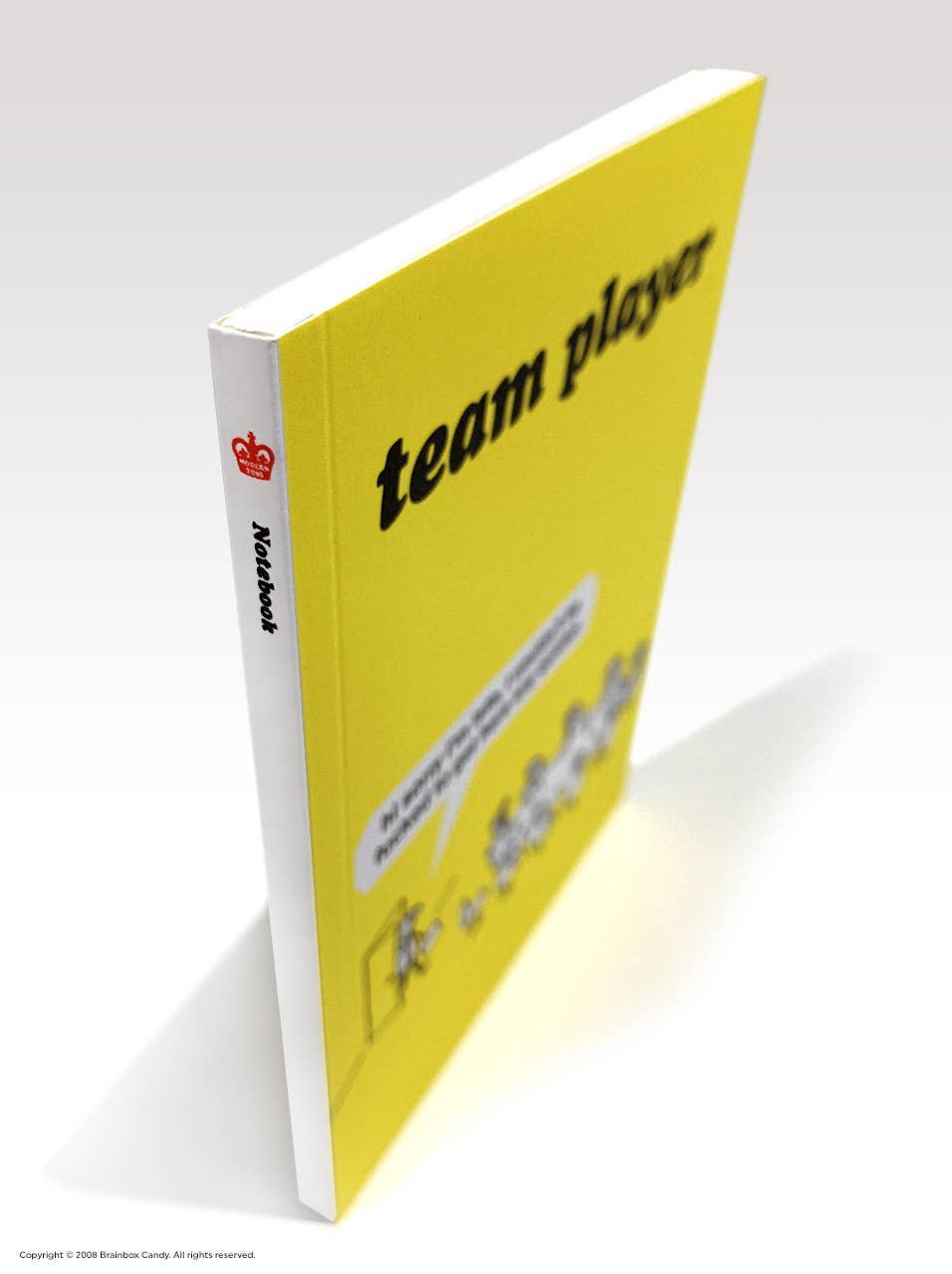 Sale Funny A6 Notebook - Team Player By Modern Toss