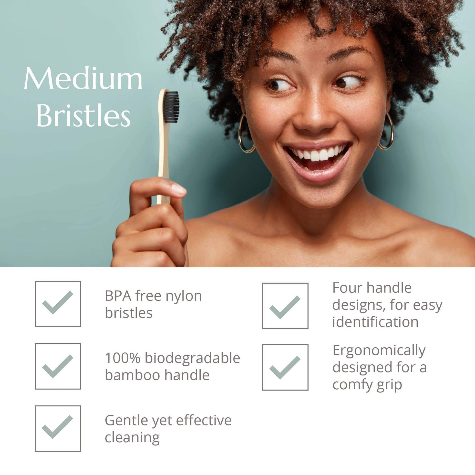 8 Adult Bamboo Toothbrush Bundle – Eco-Friendly ToothBrushes