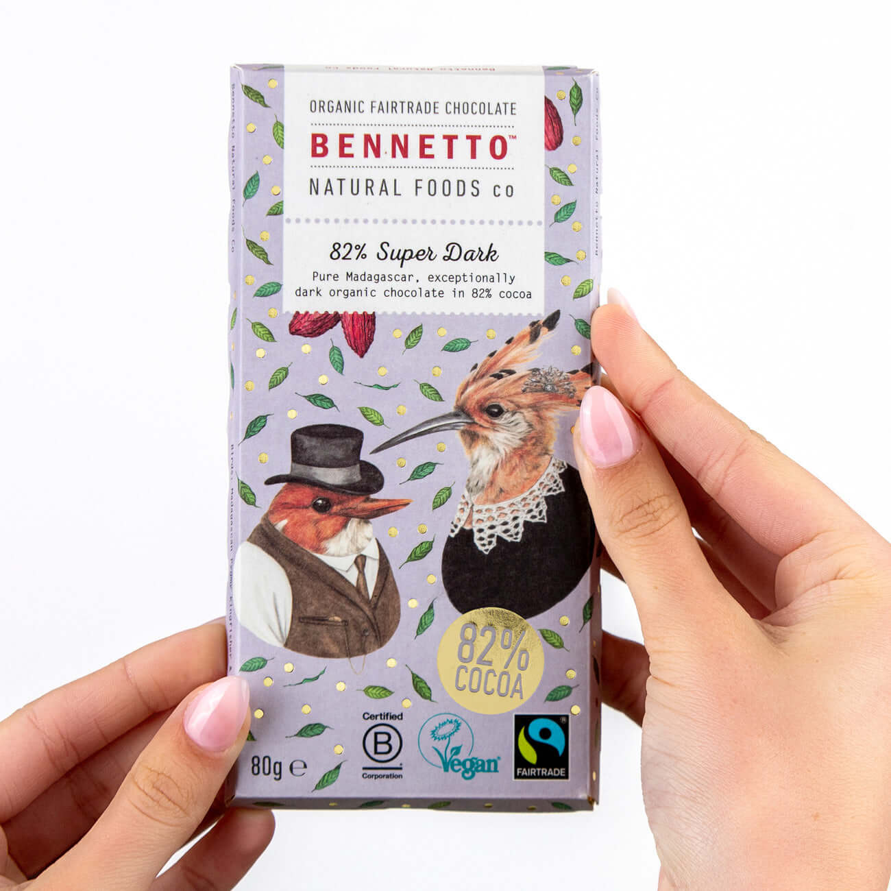 82% Super Dark organic chocolate from Madagascar in eco friendly online shop, Brighton and Hove.