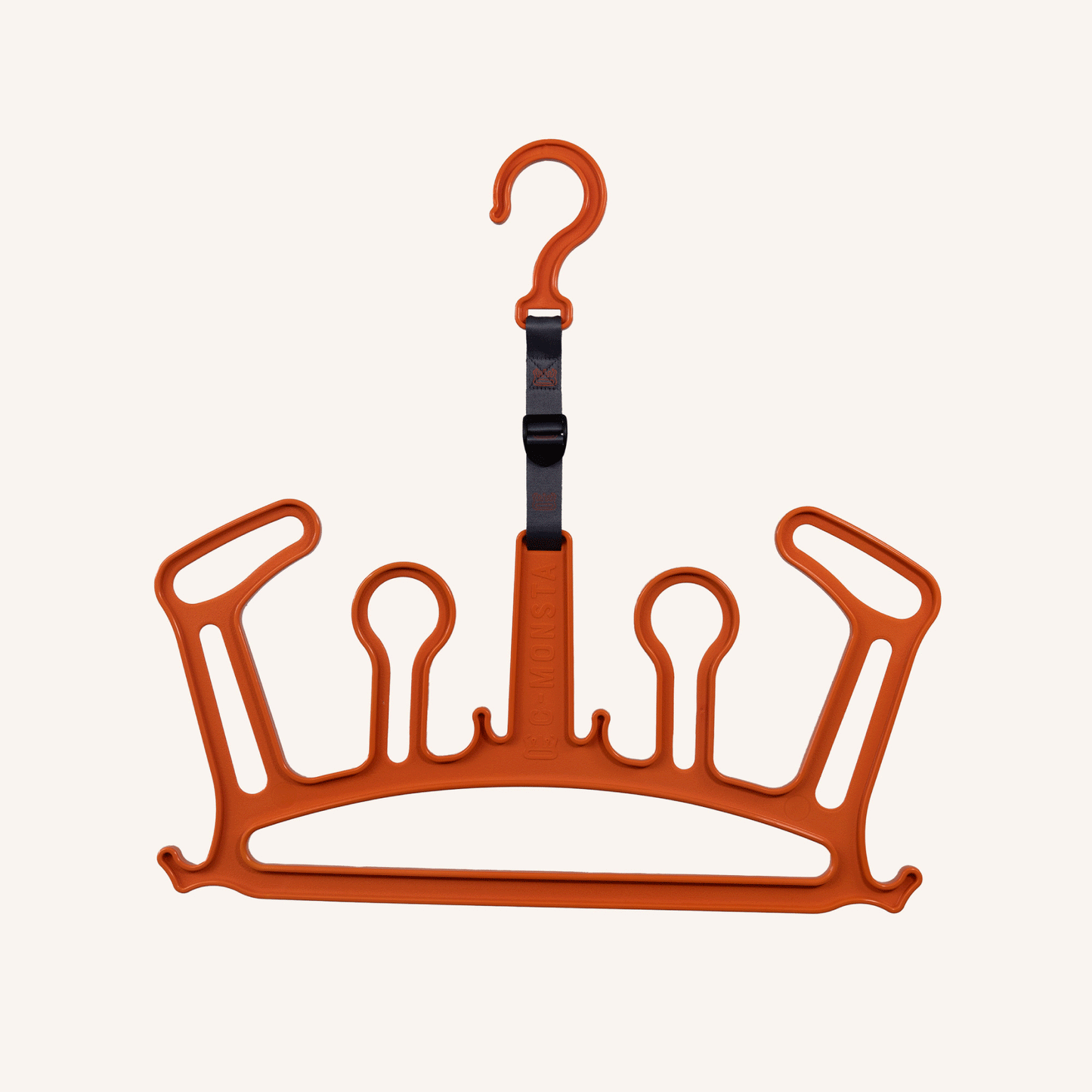 C-Monsta Wetsuit Hanger V2 - Orange (UK) for drying wetsuits, boots, and gloves efficiently.