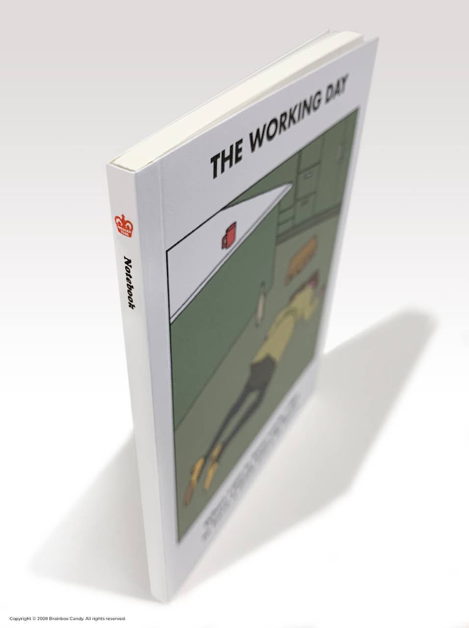 Sale Funny A6 Notebook - Work Lie Down By Modern Toss
