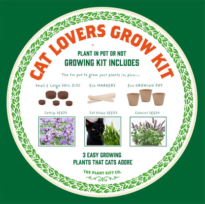 Purrfect Treat Eco Grow Your Own Plant Kit, a sustainable gardening bundle designed for cat owners to cultivate fresh treats at home.