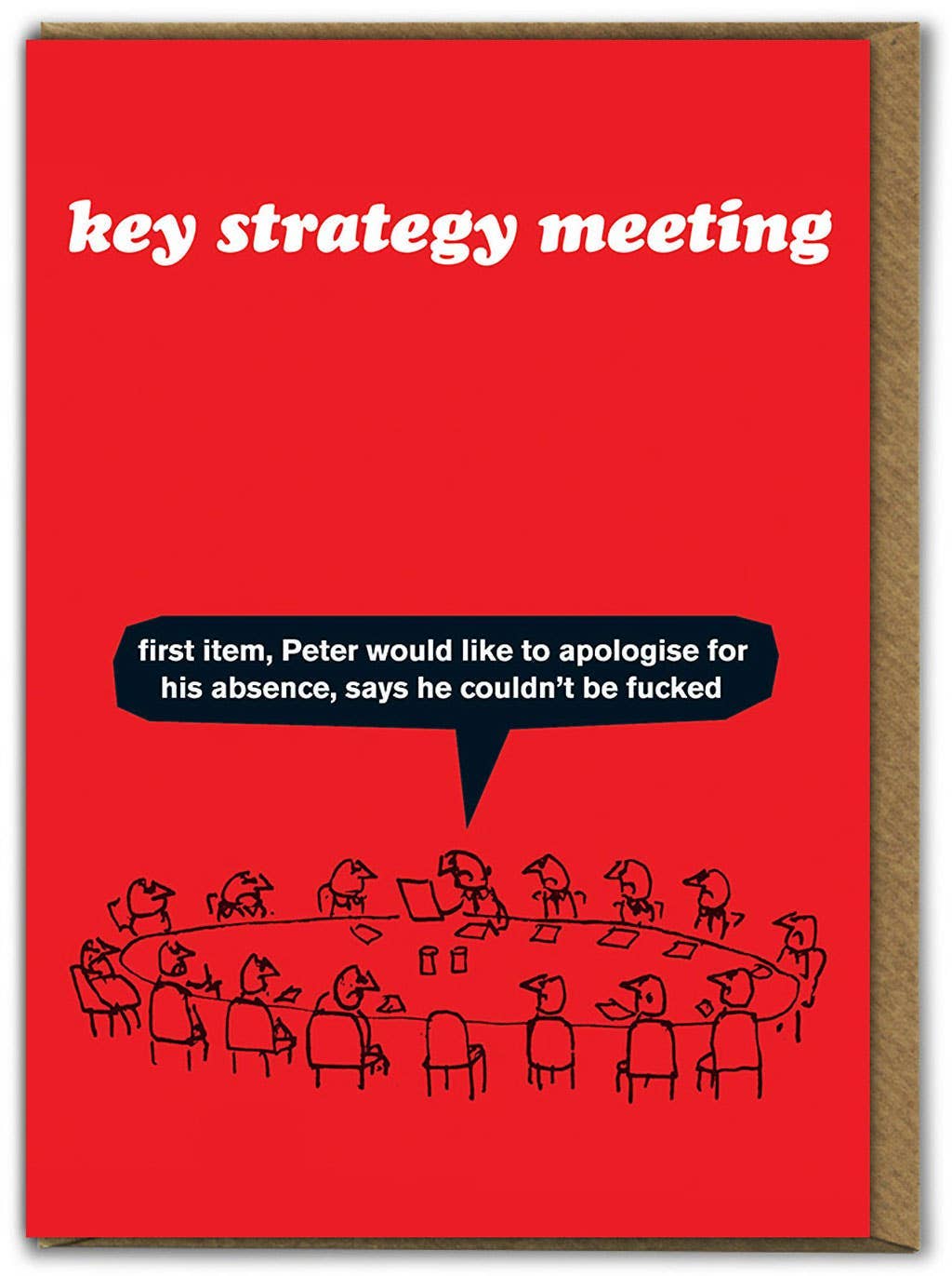 Sale Funny Card - Key Meeting Greetings Card By Modern Toss