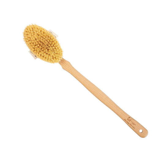 Eco Bath London Natural Hard Sisal Body Brush with Detachable Handle