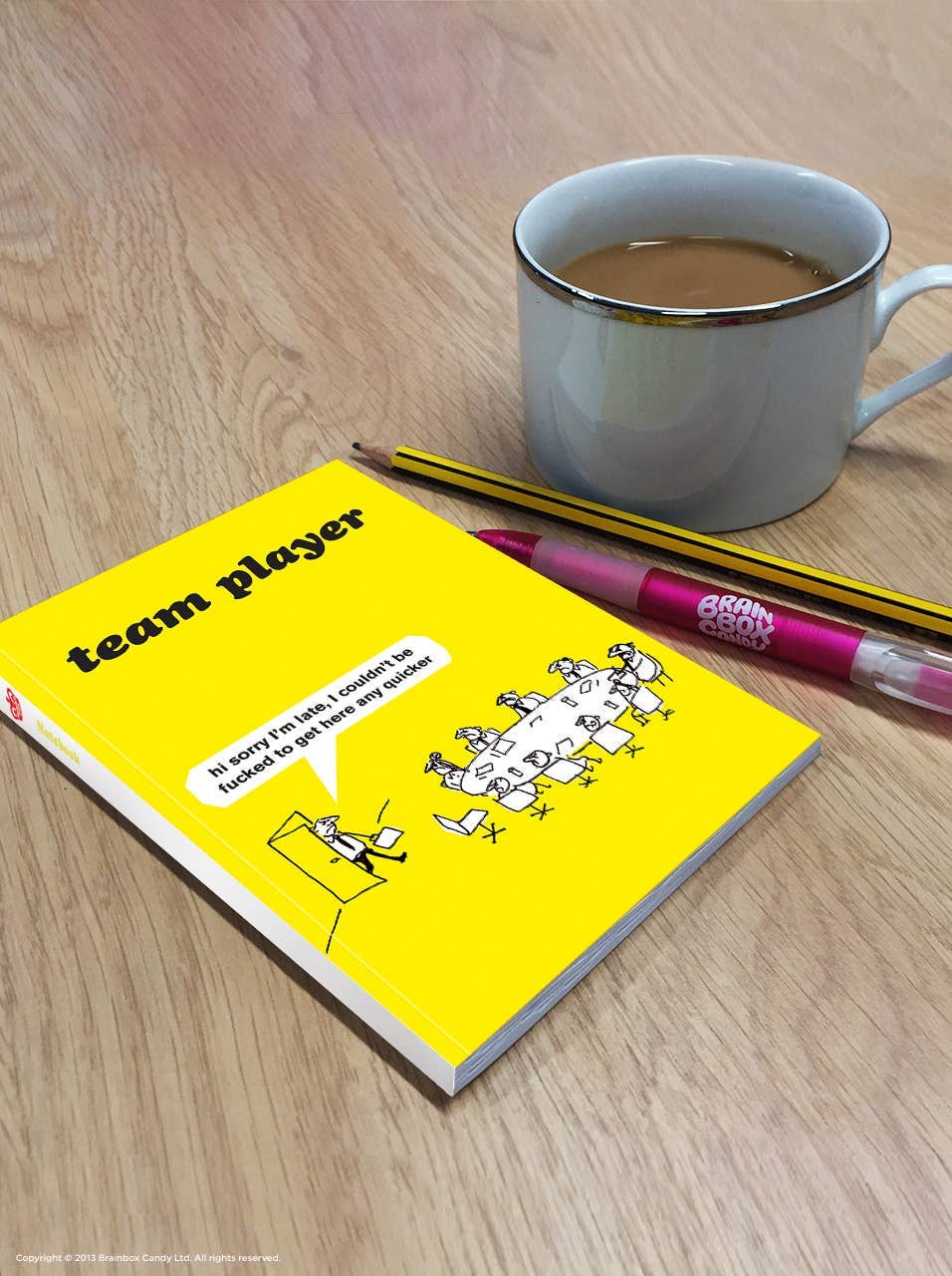 Sale Funny A6 Notebook - Team Player By Modern Toss