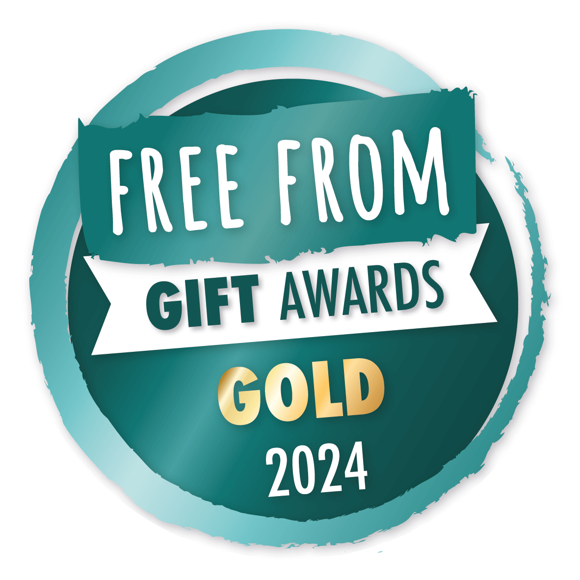 Free From Gift Awards Gold 2024 seal for Tranquil Spa Hamper, highlighting its award-winning status.