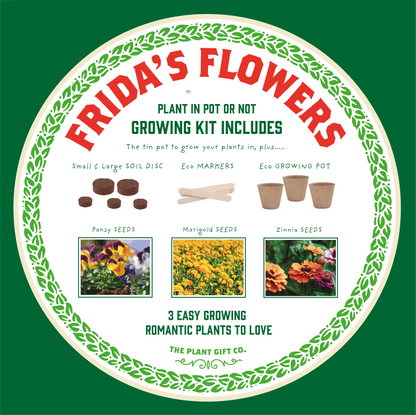 Frida's Flowers Bundle. Eco Grow Your Own Plant, Gardening Kit.