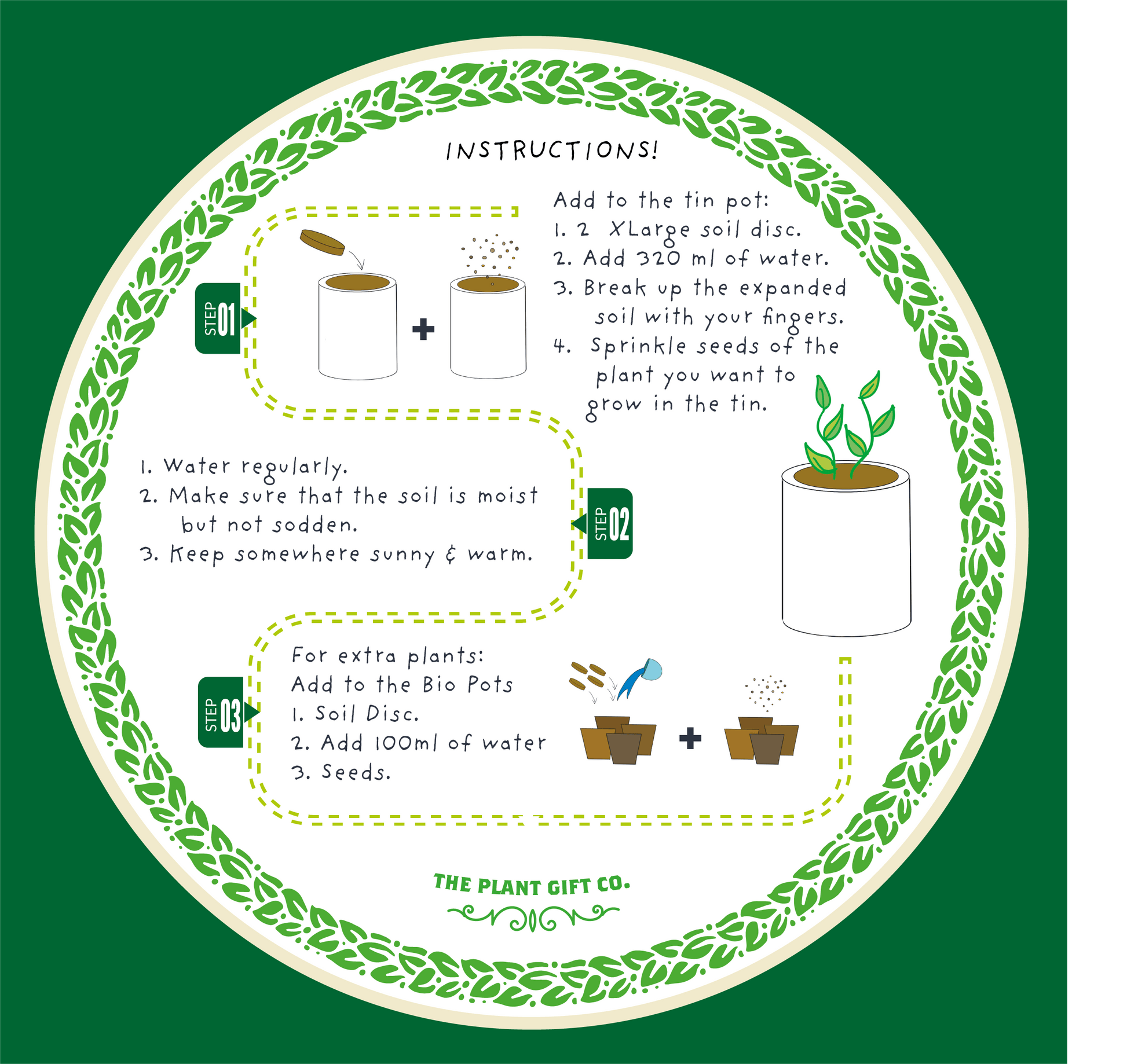 Frida's Flowers Bundle. Eco Grow Your Own Plant, Gardening Kit.
