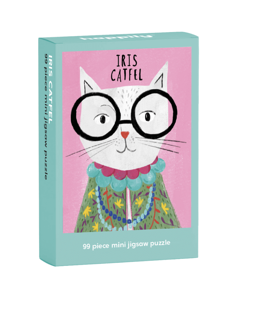 Iris Catfel - 99 Piece Mini Jigsaw Puzzle