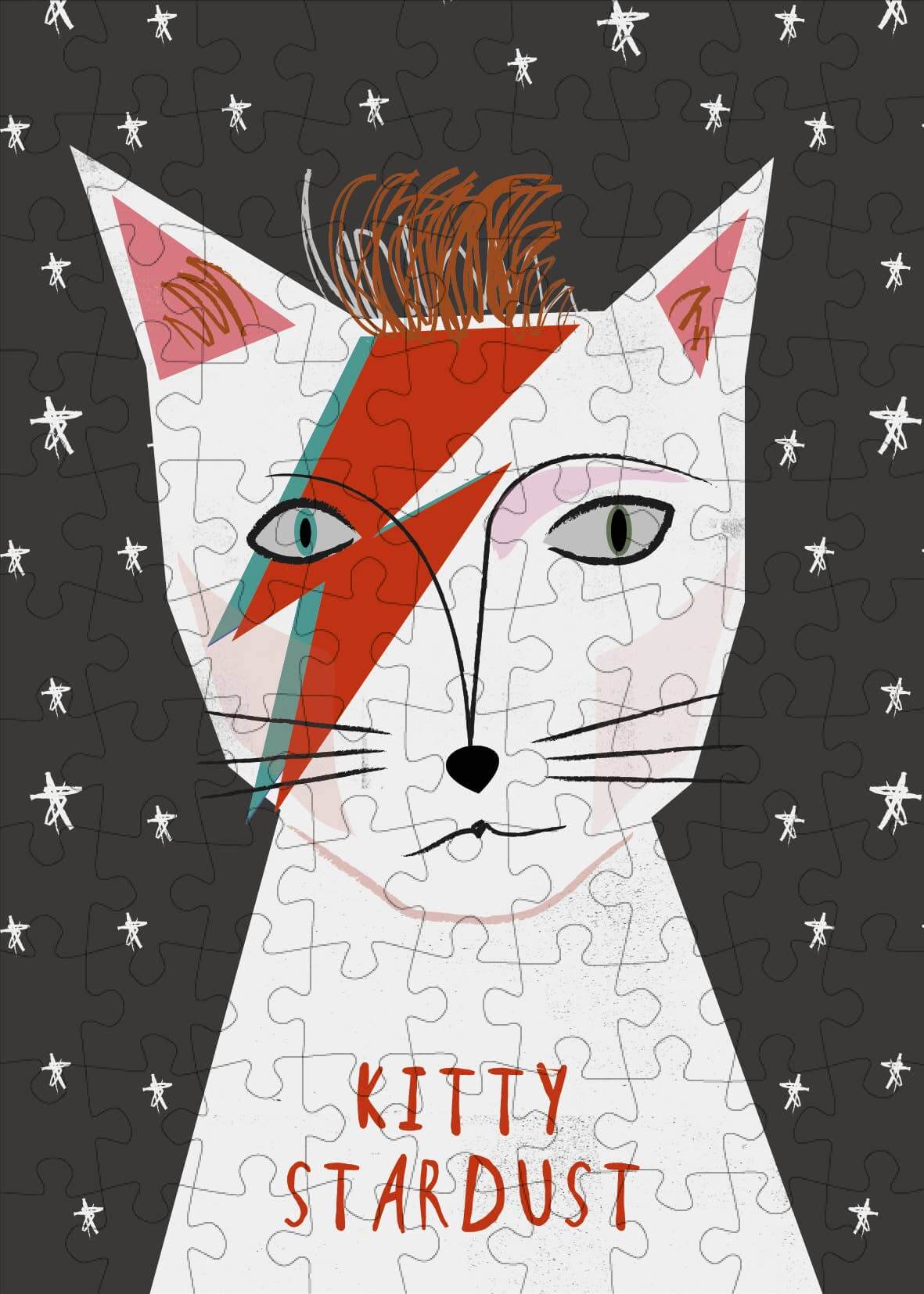 Kitty Stardust - 99 Piece Mini Cat Jigsaw Puzzle