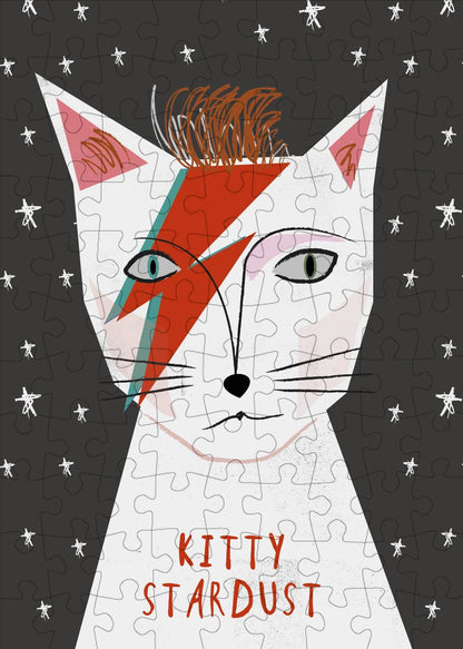 Kitty Stardust - 99 Piece Mini Cat Jigsaw Puzzle
