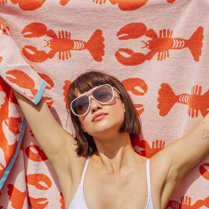 Anorak Lobster Hand & Face Towel Bundle – Organic Coastal Comfort