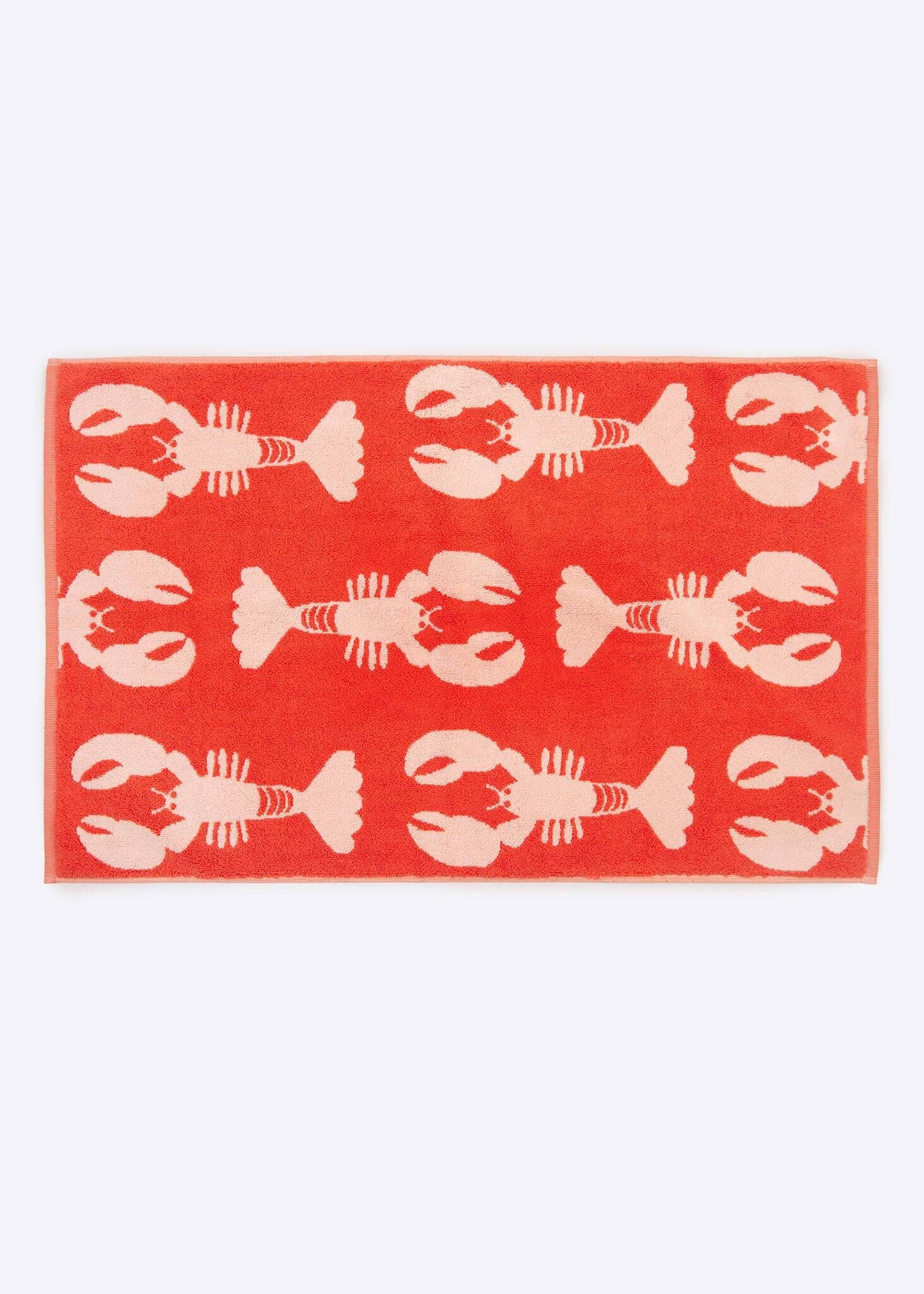 Anorak Lobster Organic Cotton Hand Towel