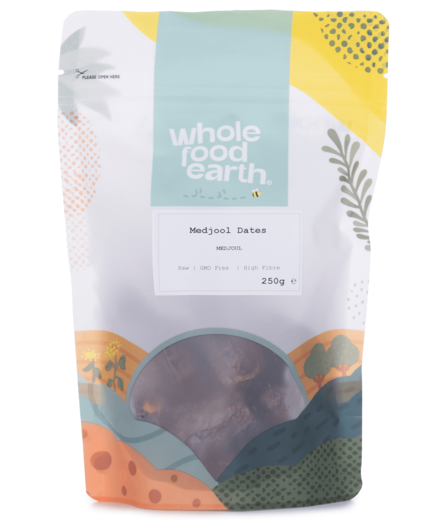 Medjool Dates package from Wholefood Earth, eco-friendly online shop UK based in Brighton and Hove.