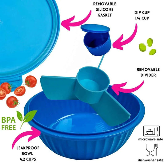 NEW! Yumbox Poke Bowl with 3 Compartment Divider - Various Colours featuring removable divider and silicone gasket.