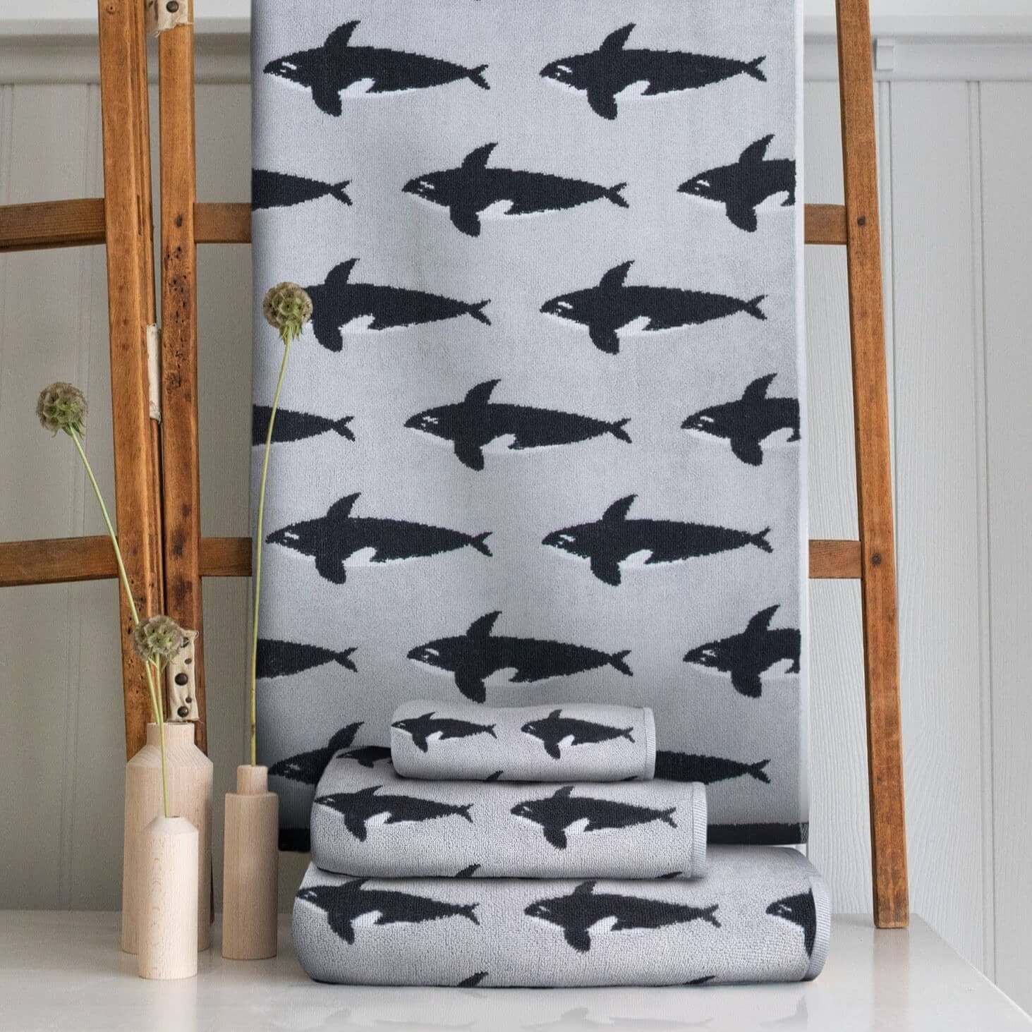 Anorak Orca Organic Cotton Hand Towel