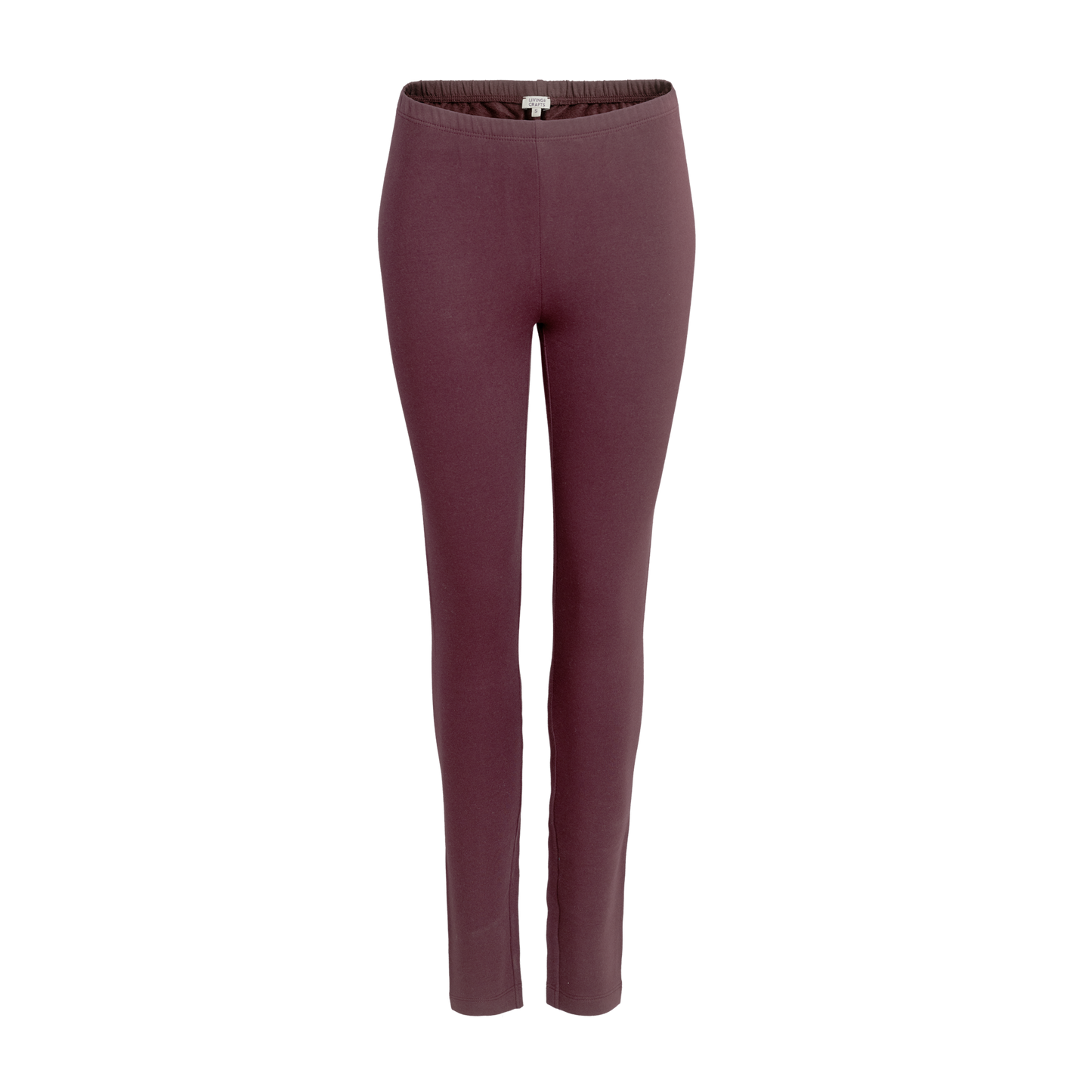 Organic Stretch Fleece Leggings: Womens in a slim-fit silhouette with high-rise waistband, perfect for chilly days.