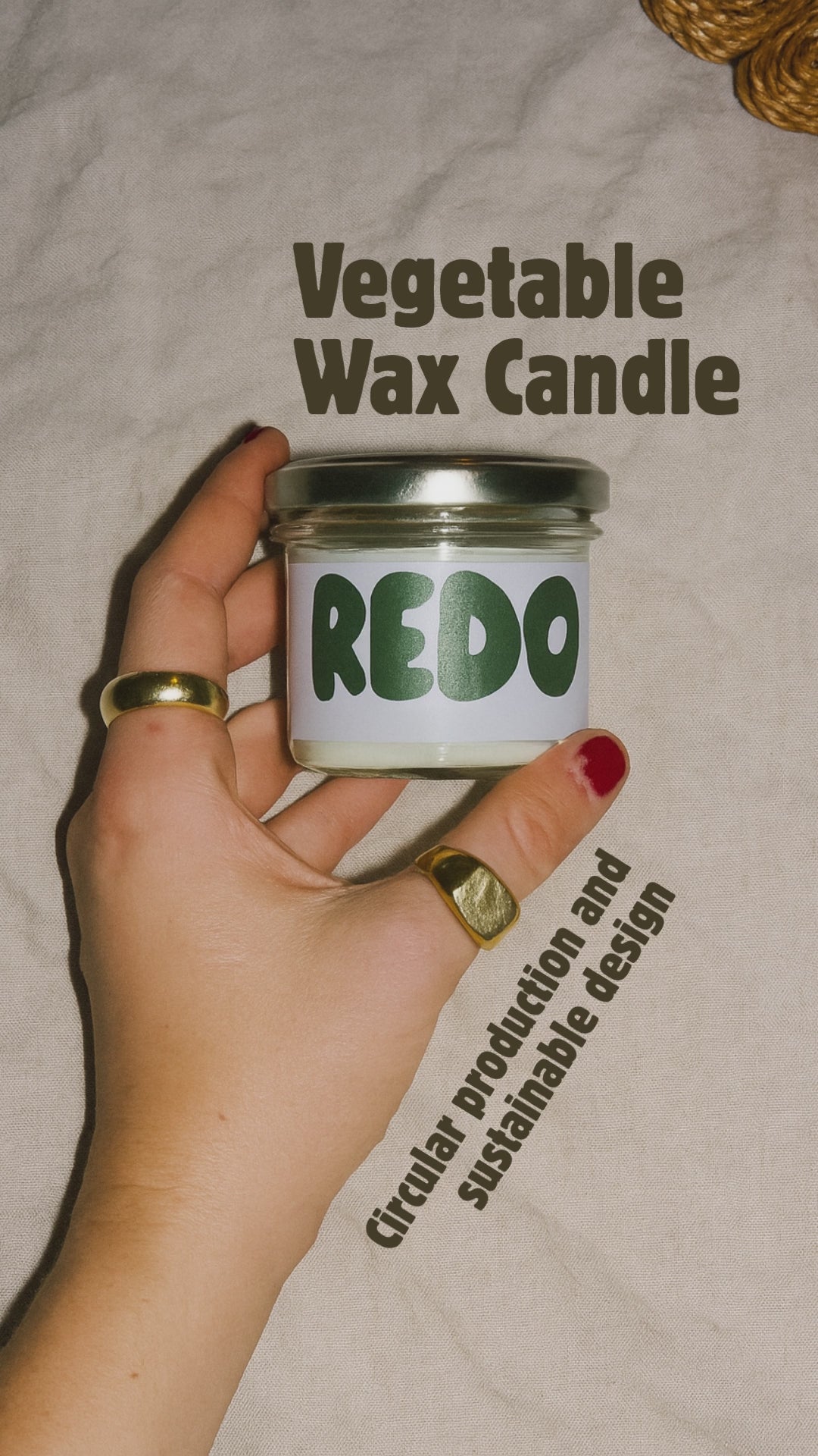 Lavender Candle I Vegetable Wax I Vintage Home Decor