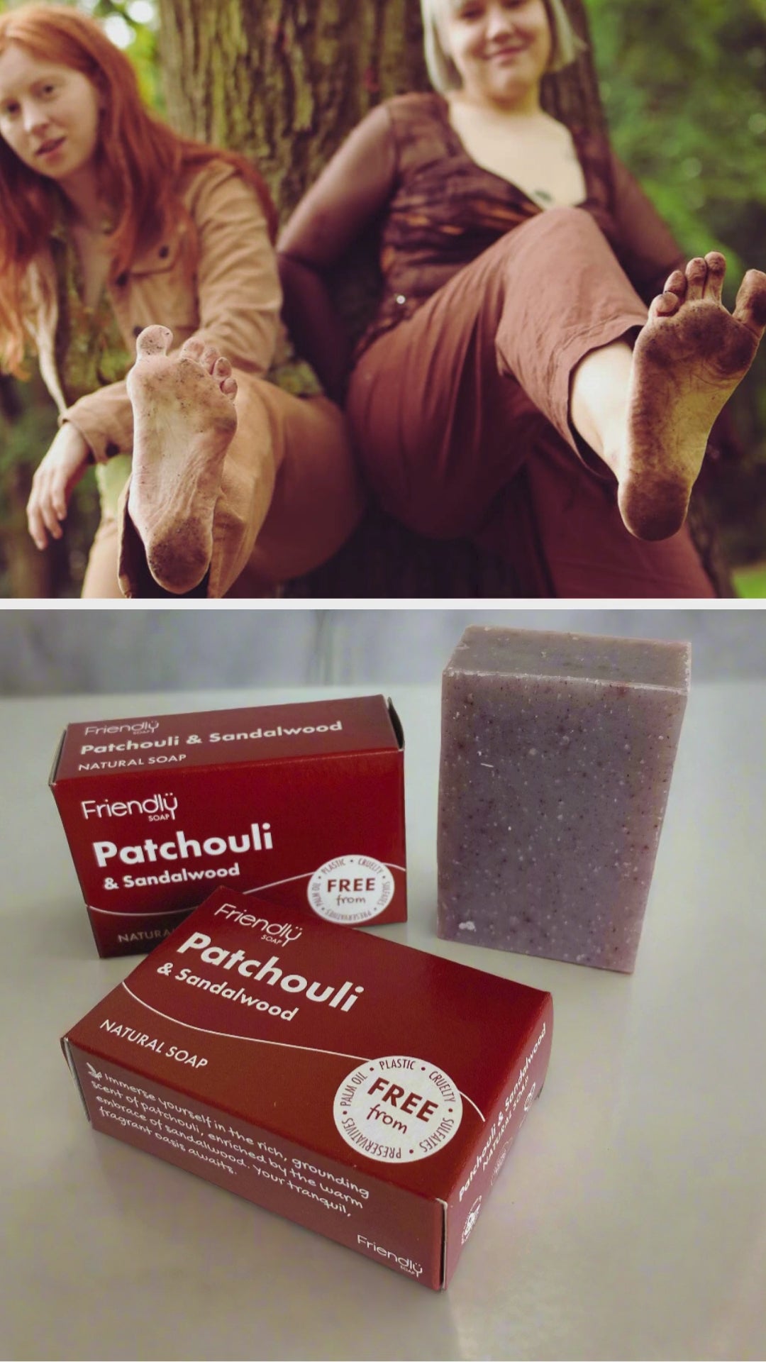 Patchouli & Sandalwood Eco Friendly Soap Bar