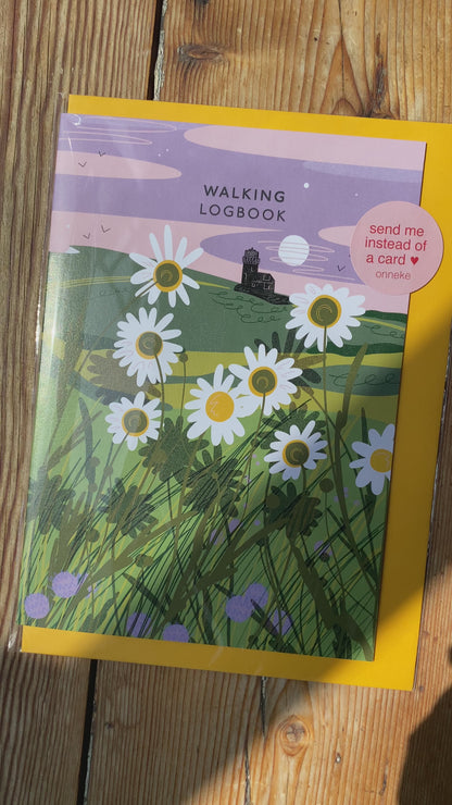 Walking logbook lighthouse - journal outdoor notebook