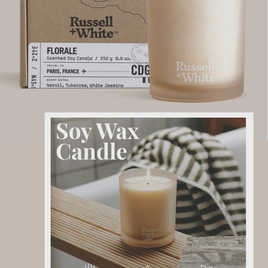 Florale Scented 100% soy wax Candle
