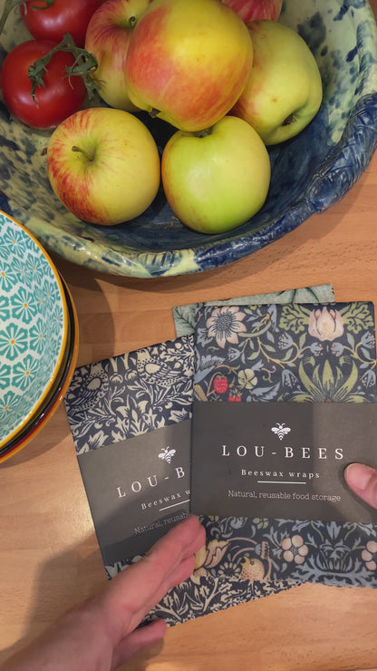 William Morris Large Beeswax Wrap