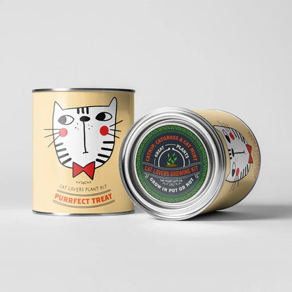 Purrfect Treat Eco Grow Your Own Plant Kit, a sustainable gardening bundle designed for cat owners to cultivate fresh treats at home.
