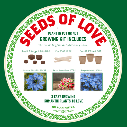 Seeds of Love Eco Grow Your Own Plant Kit from Eco-Friendly-Online-Shop, offering a heartfelt gardening experience for sustainable homes.