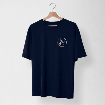 Take Care unisex T-shirt from Eco-Friendly-Online-Shop, featuring a mindful design for everyday sustainable style.