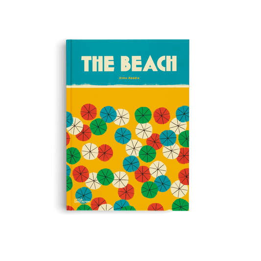 Colorful cover of the Childrens Picture Book - The Beach by Ximo Abadía featuring vibrant illustrations.