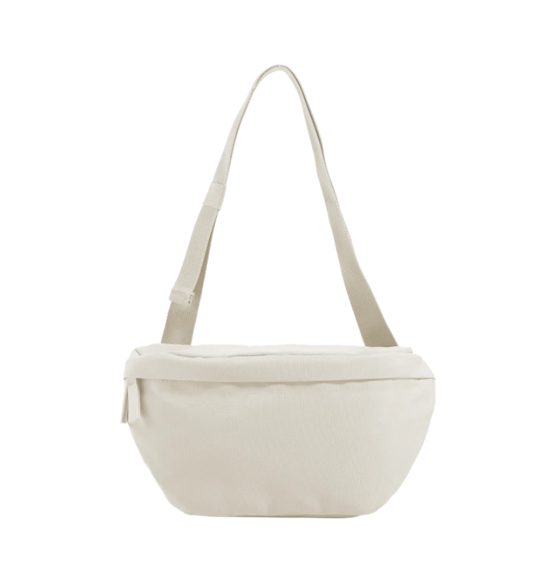 Beige ALEWK.CLUB | Compact Adjustable Waist Bag Made from 100% Recycled Polyester