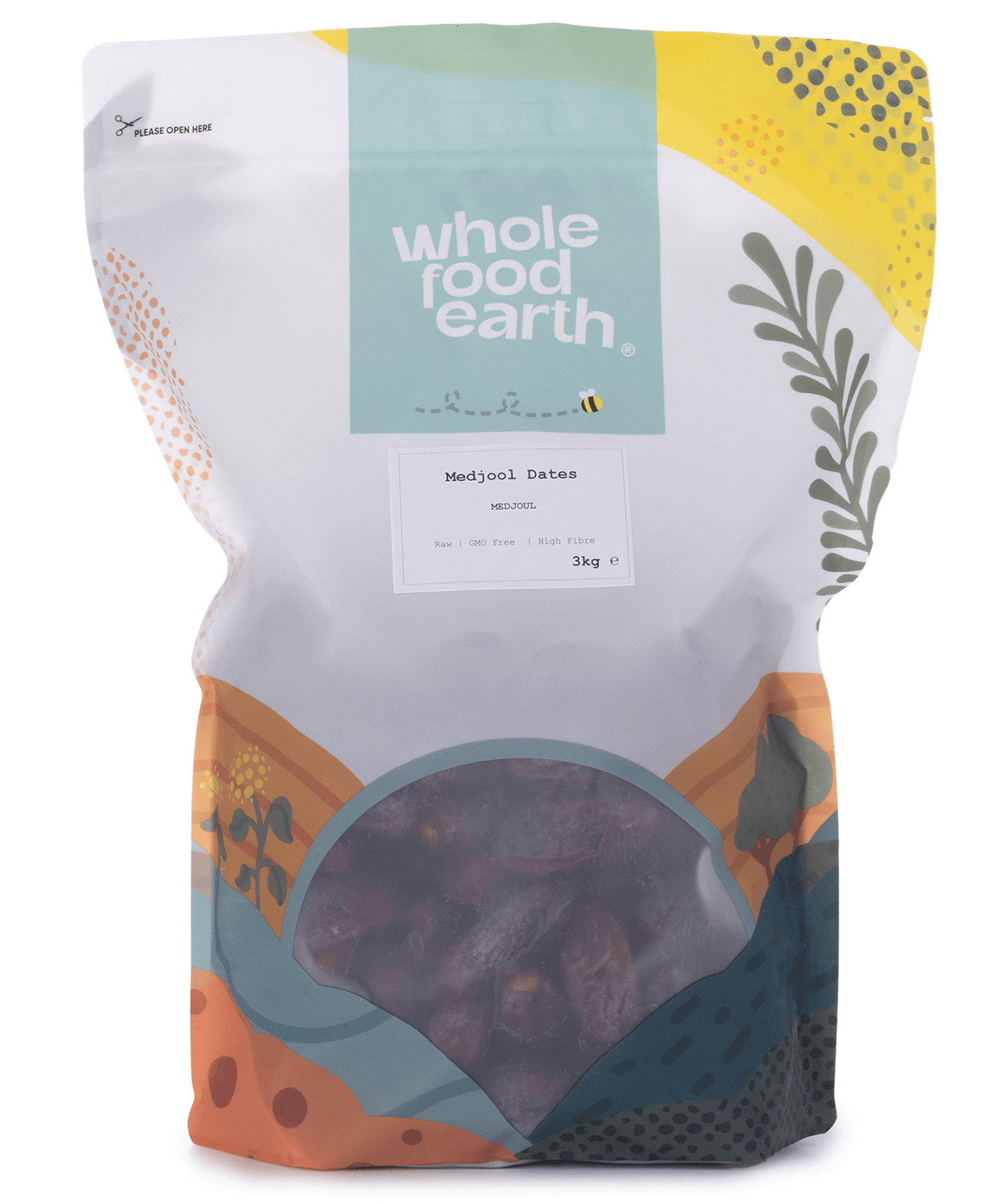 Medjoul Dates packaged in eco-friendly bag from Brighton and Hove online shop UK.